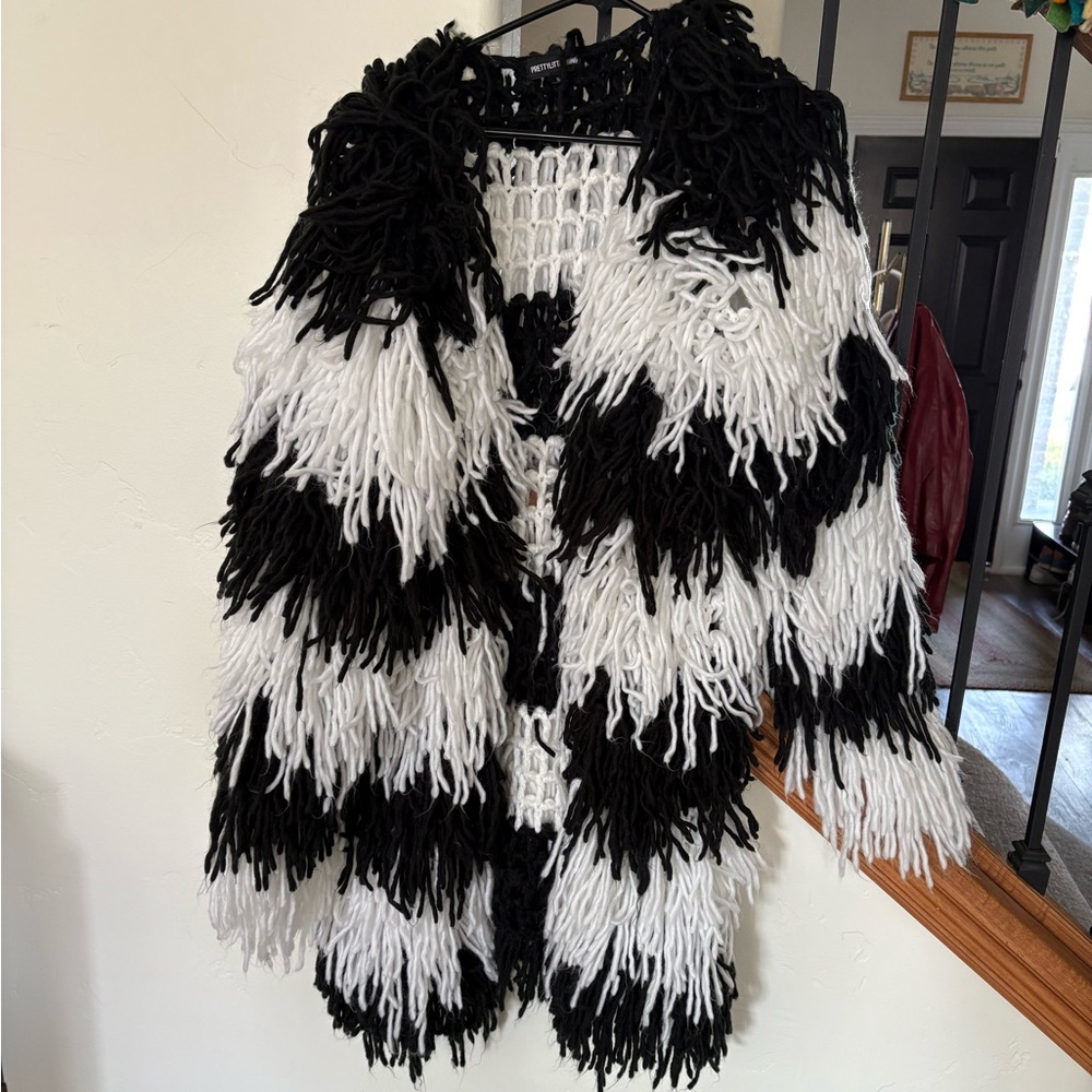yarn fur coat